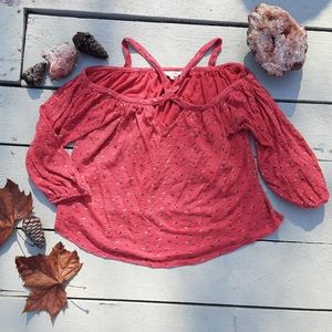 Lucky Brand Size Small Off-The-Shoulder Top